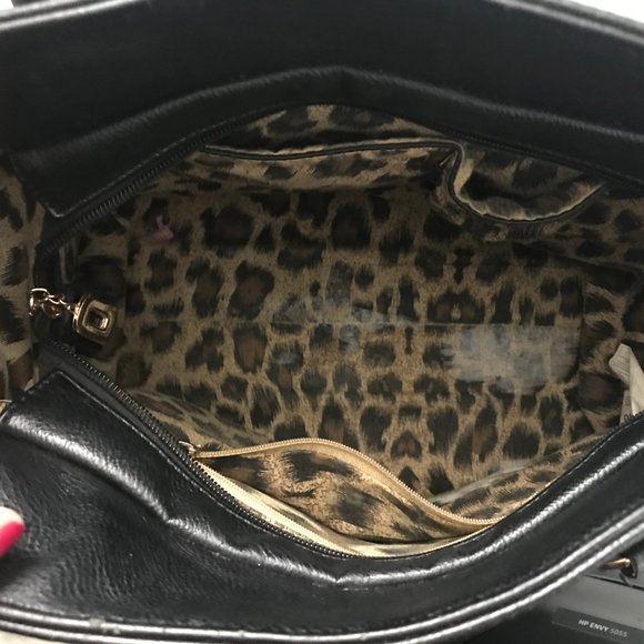 Call It Spring Tote in Black with Gold Accents - Picture 5 of 5